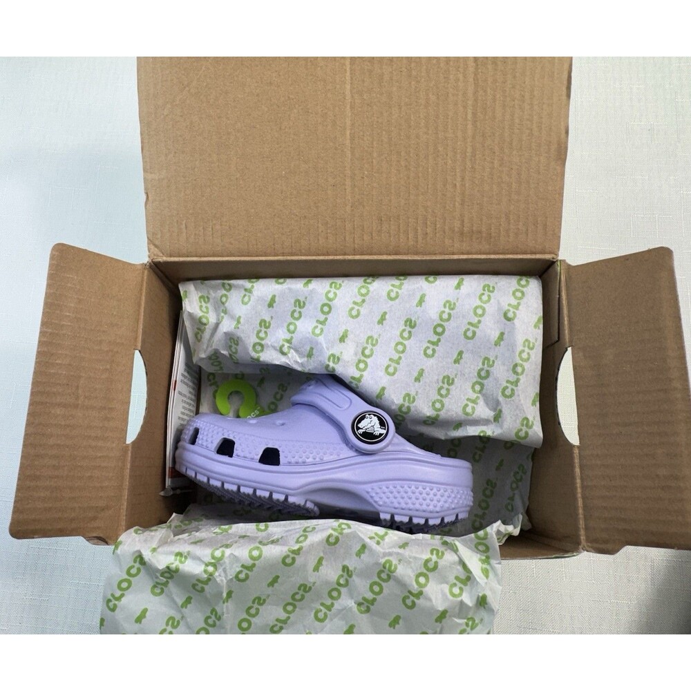Crocs Classic Clog T Mystic Purple Toddler Size C5 206990-5BN NIB - Picture 6 of 6